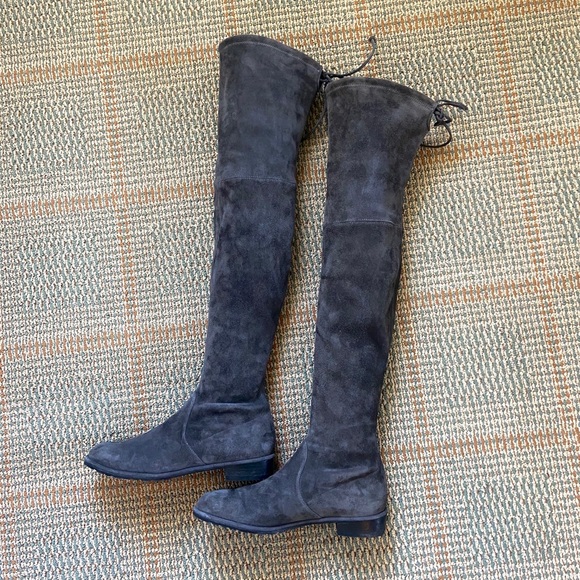 STUART WEITZMAN lowlander Grey Boots size 7 - Picture 8 of 15